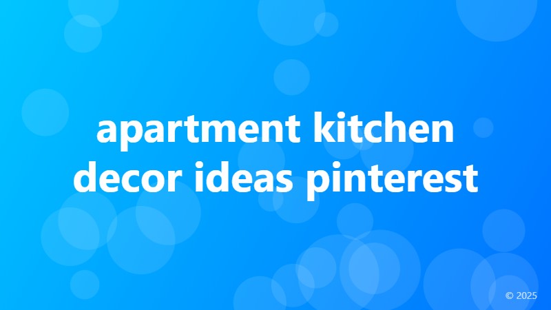 apartment kitchen decor ideas pinterest
