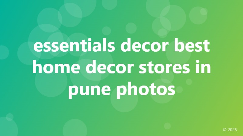 essentials decor best home decor stores in pune photos