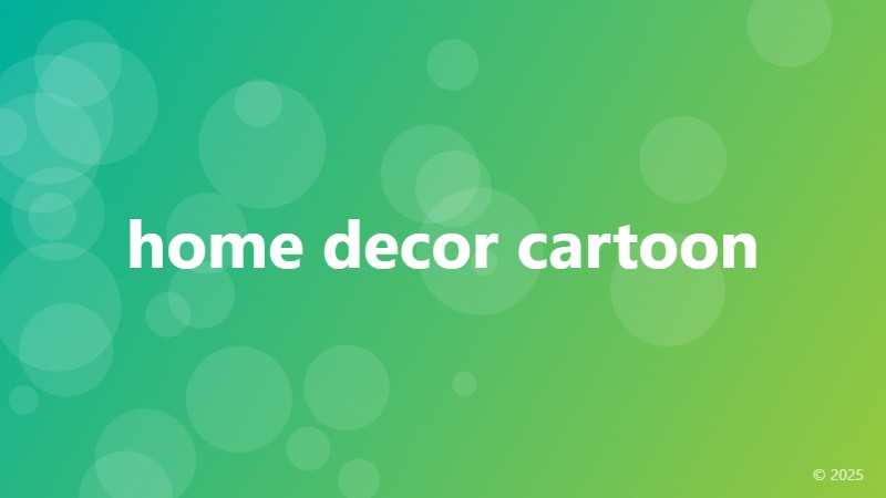 home decor cartoon
